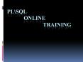 best plsql online training in us | best plsql online training in uk PowerPoint PPT Presentation