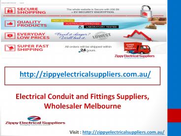 Electrical Conduit and Fittings Suppliers, Wholesaler Melbourne