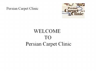 Persian Carpet Cleaning in London