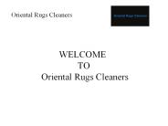 Oriental Rug Cleaners London