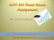 QNT 561 Final Exam My Math Lab Free Essays