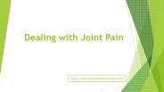 Dealing with Joint Pain