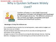 Why is Quicken Software Widely Used