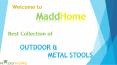 Modern Stools - Choose Outdoor & Metal Stools Online at MaddHome PowerPoint PPT Presentation