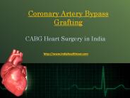 CABG Heart Surgery in India