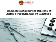 Business Mathematics Diploma at ABMS SWITZERLAND UNIVERSITY