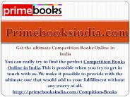 Get the ultimate Competition Books Online in India