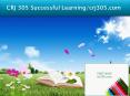 CRJ 305 Successful Learning/crj305dotcom PowerPoint PPT Presentation