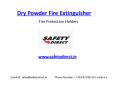 Dry Powder Fire Extinguishers in Ireland at SafetyDirect.ie PowerPoint PPT Presentation