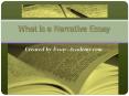 What is a Narrative Essay PowerPoint PPT Presentation