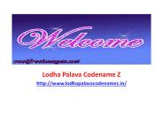 Lodha Codename Z