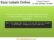 EasyLabelOnline - Woven Labels UK -  Custom Clothing Labels
