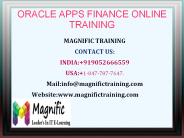 Oracle apps Finance Online Training in  USA |UK