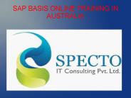sap basis online training in australia