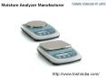 Moisture Analyzer Manufacturer PowerPoint PPT Presentation
