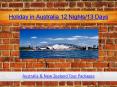 Holiday in Australia 12 Nights/13 Days PowerPoint PPT Presentation