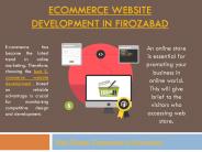E-commerce website development company in Firozabad