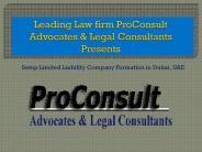 Setup Limited Liability Company Formation in Dubai, UAE