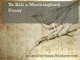 To Kill a Mockingbird Essay PowerPoint PPT Presentation