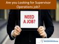 Diversityworking.com - Supervisor Operations job in Denver PowerPoint PPT Presentation
