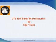 Ute Tool Boxes Store - Sydney
