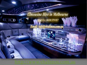Limousine Hire Melbourne