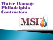 Water Damage Philadelphia