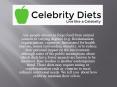 Celebrity Diets PowerPoint PPT Presentation