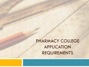 Pharmacy College  Application