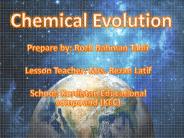 chemical evolution and  the origin of life