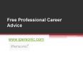 Professional Career Advice - www.ipersonic.com PowerPoint PPT Presentation