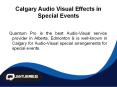 Calgary Audio Visual Effects in Special Events PowerPoint PPT Presentation