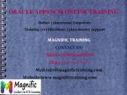 Oracle Apps SCM Online Training in USA