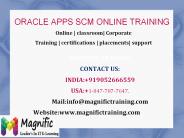 Oracle Apps SCM Online Training in UK