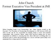 Former Executive Vice President at JMI