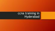 ccna training in hyderabad