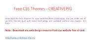 Free Css Themes