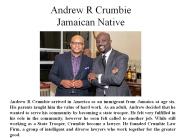 Andrew R Crumbie