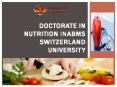 Doctorate in Nutrition INABMS SWITZERLAND UNIVERSITY PowerPoint PPT Presentation