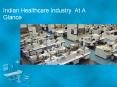 Indian Healthcare Industry  At A Glance PowerPoint PPT Presentation