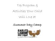 Summer Program For Teens | Teen Summer Camp