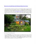 Have An Eco-Friendly Home with Wholesale Home Decor Items PowerPoint PPT Presentation