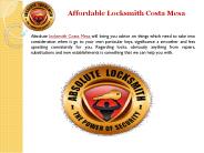 Get Affordable Locksmith Costa Mesa