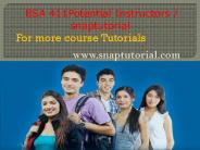 BSA 411 Academic Success / snaptutorial.com