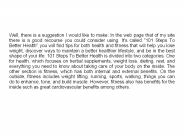 Better Health Practices