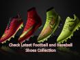 Check Latest Football and Baseball Shoes Collection PowerPoint PPT Presentation