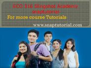 ECO 316 Slingshot Academy / snaptutorial.com