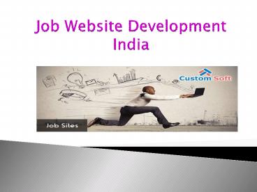Job Website Development India