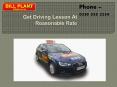 Driving lessons Stockton PowerPoint PPT Presentation