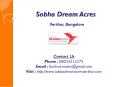 Sobha Dream Acres - Varthur, Bangalore - Call @ 08033512375 - Price, Review PowerPoint PPT Presentation